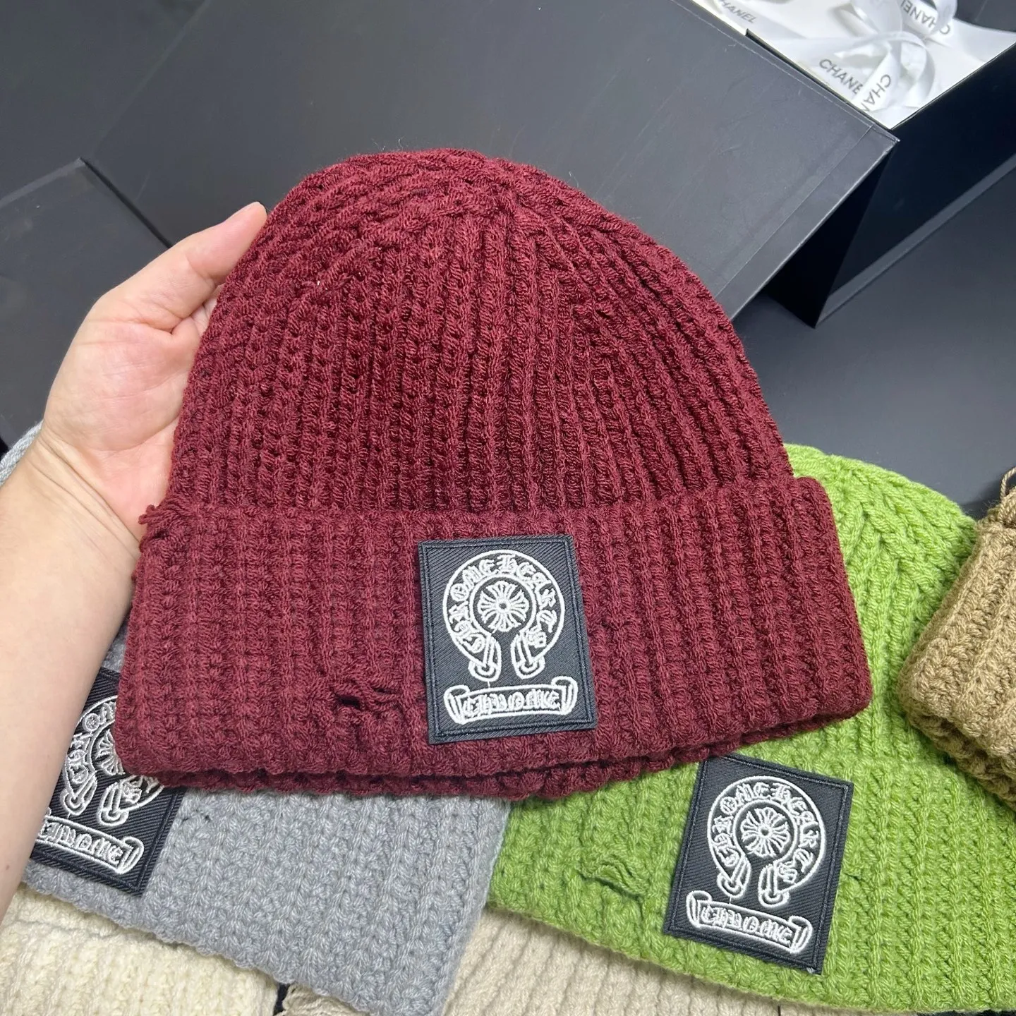 Crow Heart 💕 Distressed Beanie 🔥🔥